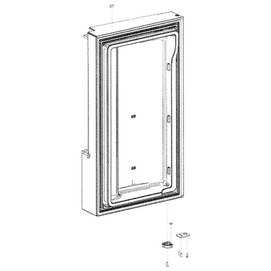 Samsung DA91-04321J Refrigerator Freezer Door Assembly, Left - Samsung Parts USA