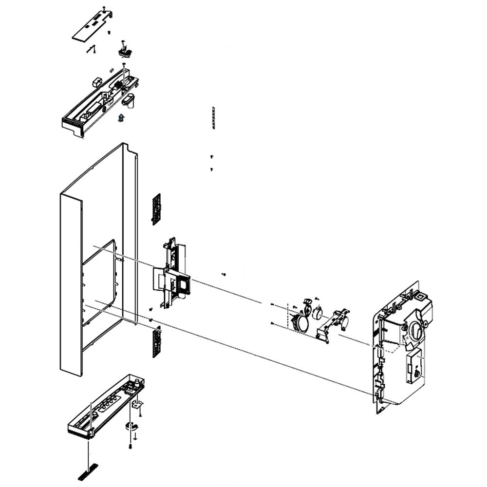 Samsung DA91-05050H Refrigerator Door Assembly, Left - Samsung Parts USA