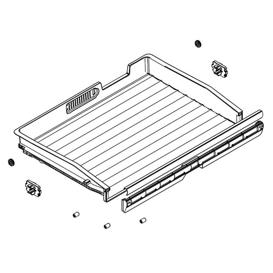 Tiroir de rangement pour réfrigérateur Samsung DA97-14609B (remplace le modèle Da97-14609A)