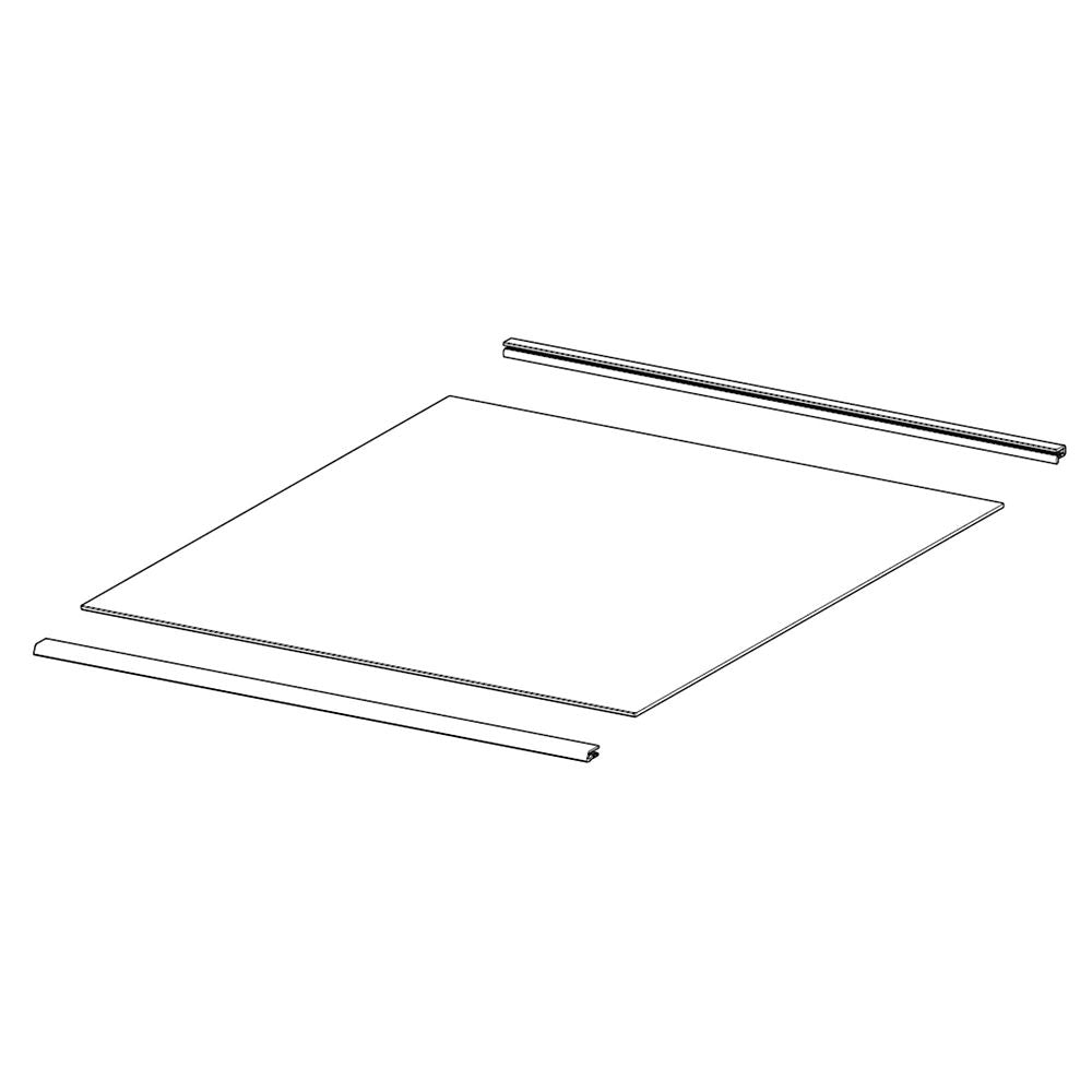 Ensemble de clayettes pour réfrigérateur-congélateur Samsung DA97-14799A