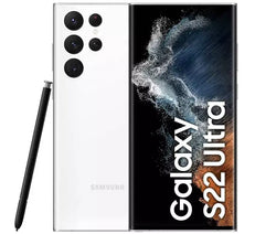 Samsung Galaxy S22 Ultra 5G SM3S908UZWEXAA - Factory Unlocked, Phantom White, 512GB Storage, Samsung Knox Security