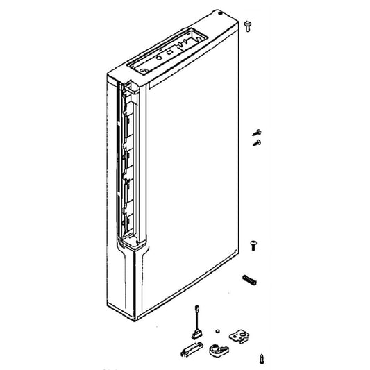 Ensemble de porte de réfrigérateur-congélateur Samsung DA91-04394A