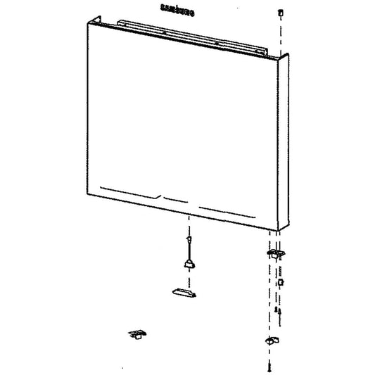 Ensemble de porte de réfrigérateur-congélateur Samsung DA91-04687C