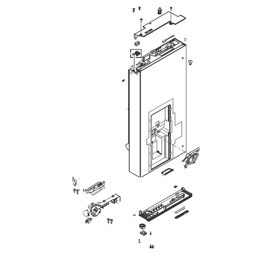 Samsung DA91-04693G Refrigerator Door Assembly, Left