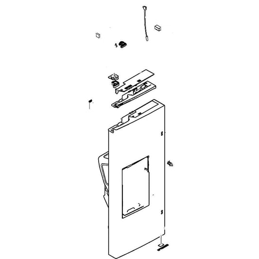 Samsung DA94-02563A Assemblage de porte en mousse (gauche)
