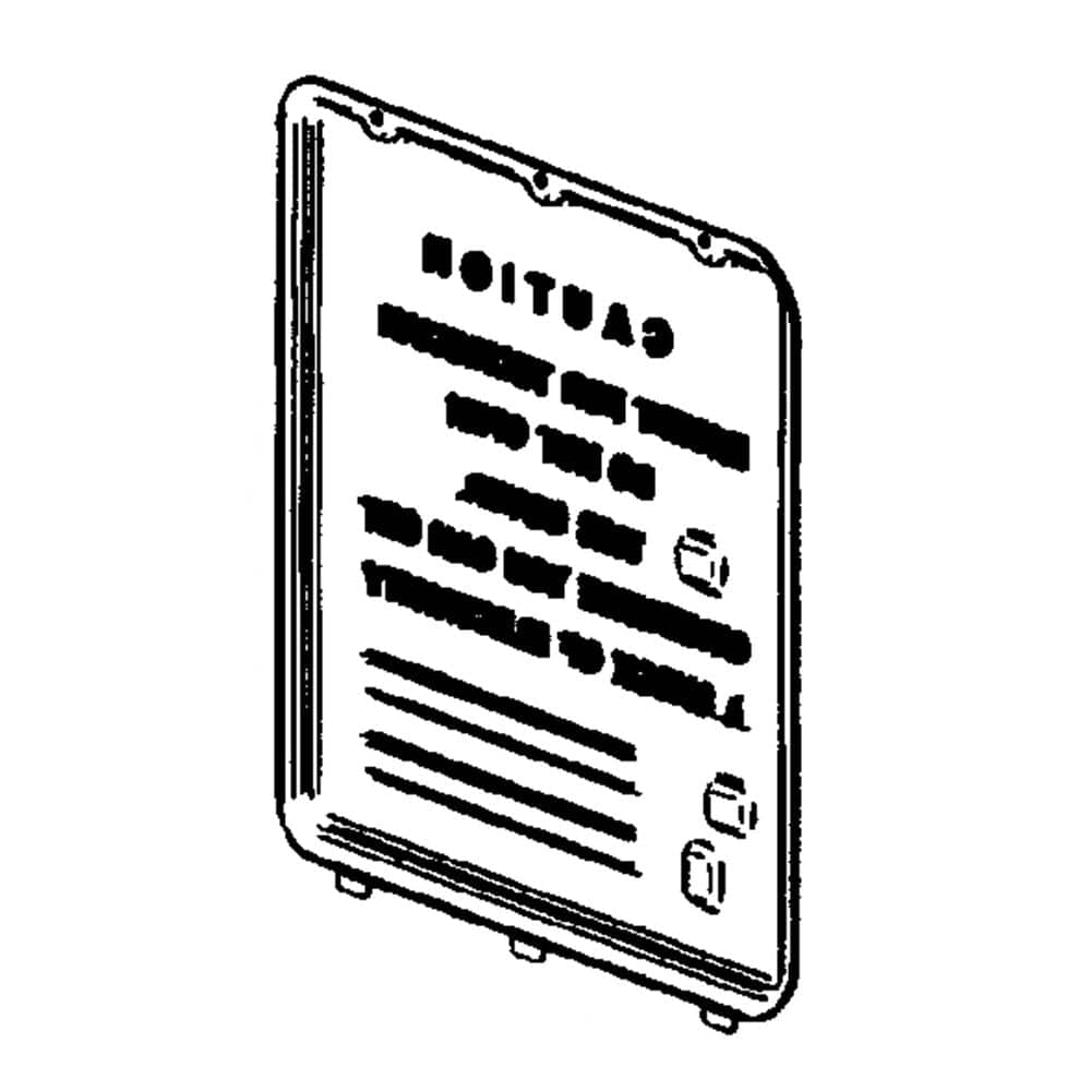 Samsung DA97-05031B Refrigerator Pcb Cover