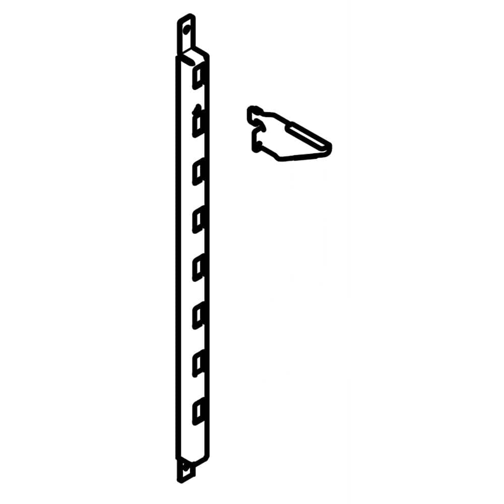 Angle de clayette du réfrigérateur Samsung DA97-12633A