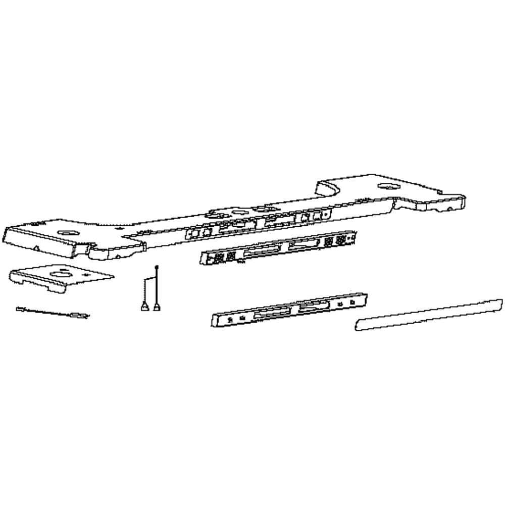 Interface utilisateur et couvercle supérieur du réfrigérateur Samsung DA97-13287A