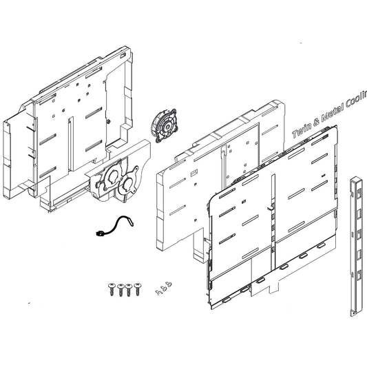 Ensemble de couvercle d'évaporateur Samsung DA97-17362A