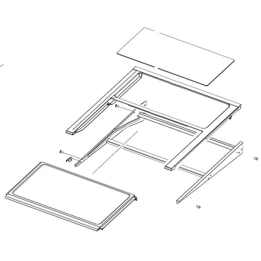 Ensemble d'étagères Quick-Space pour réfrigérateur Samsung DA97-20047A
