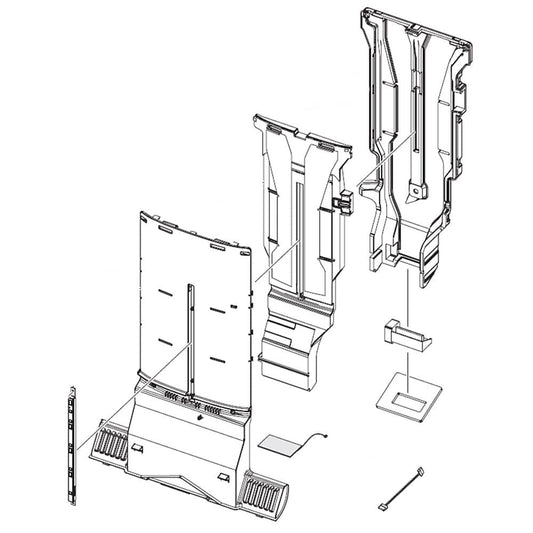 Samsung DA97-21004A Refrigerator Air Duct And Cover Assembly