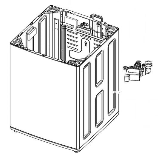 Samsung DC90-00102E Assy Frame Case Parts