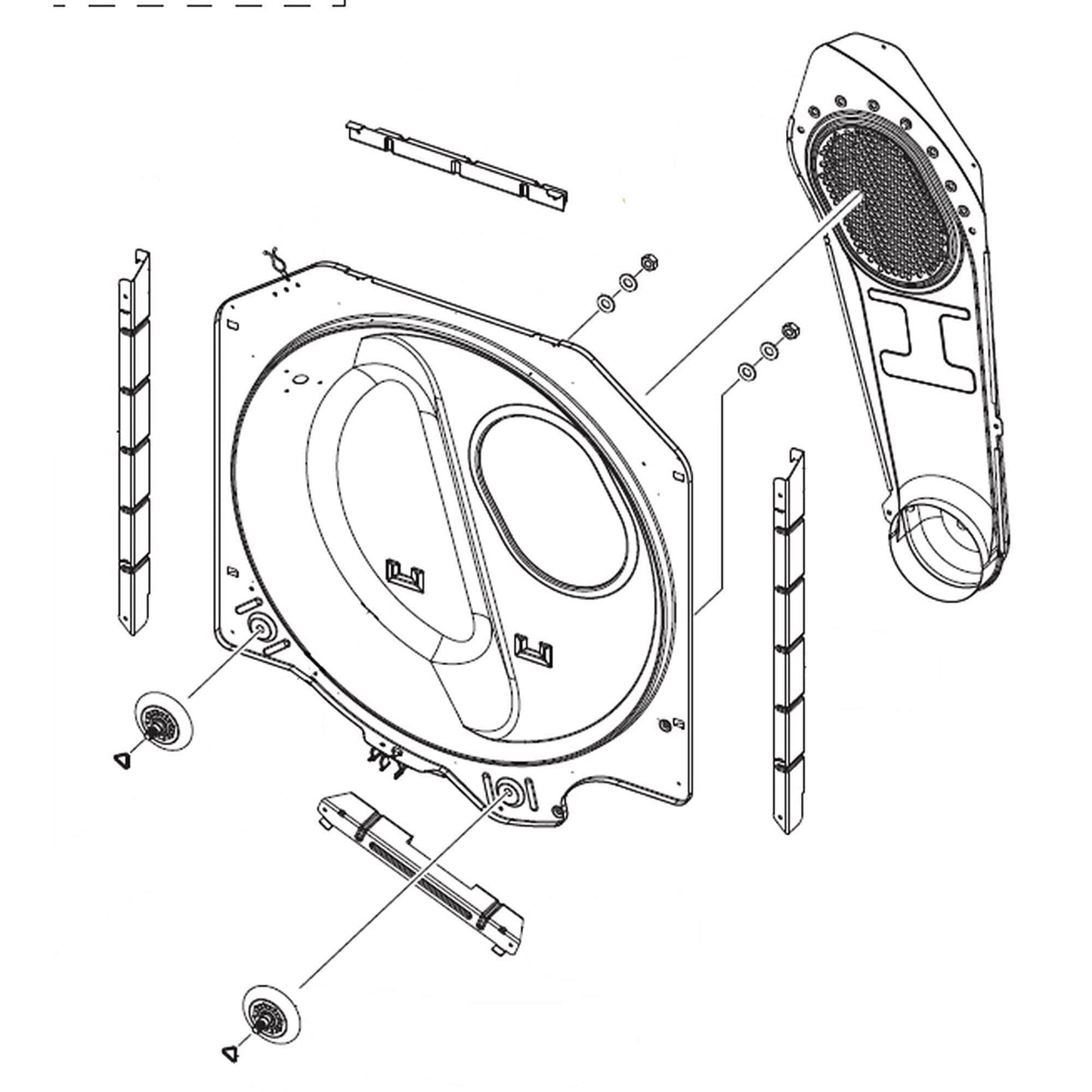 DC97-17076Z ASSEMBLY DRUM BACK