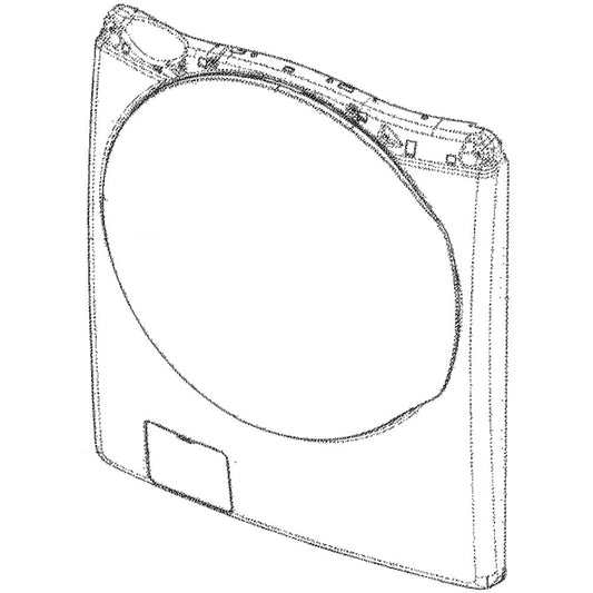 Samsung DC97-18319N Washer Front Panel Assembly