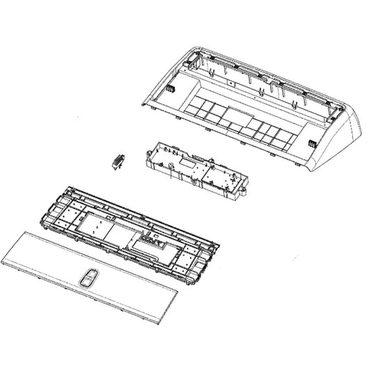 Panneau de commande du sèche-linge Samsung DC97-19206E