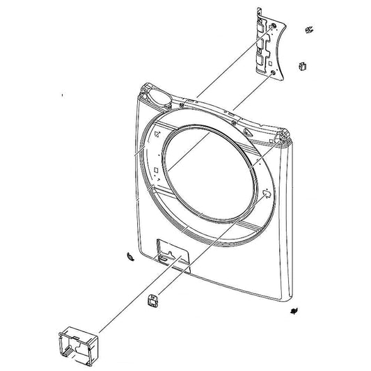 Samsung DC97-19527A Frame Fron