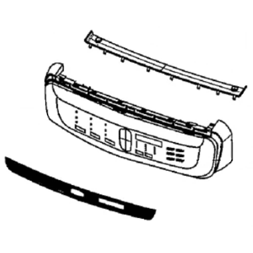 Panneau de commande du sèche-linge Samsung DC97-20094A