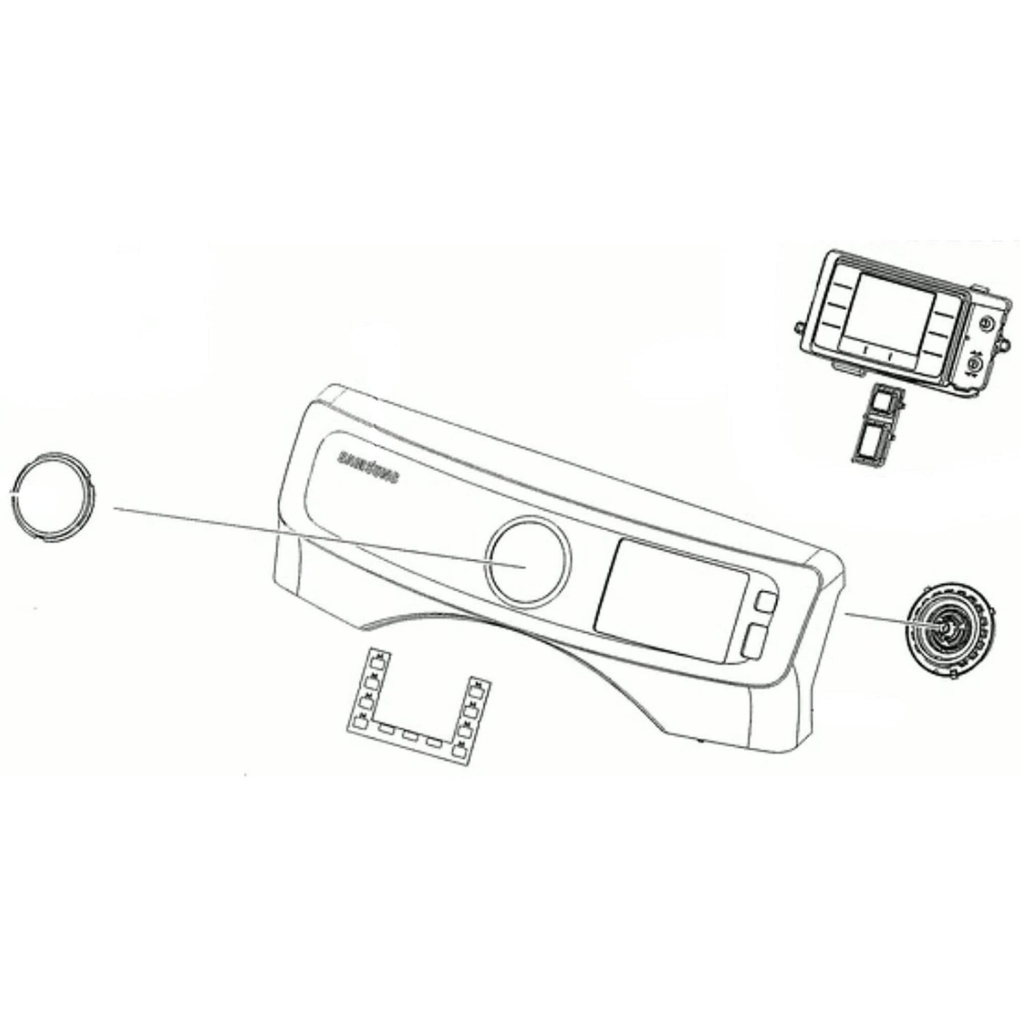 Ensemble de commande du panneau S DC97-20813A