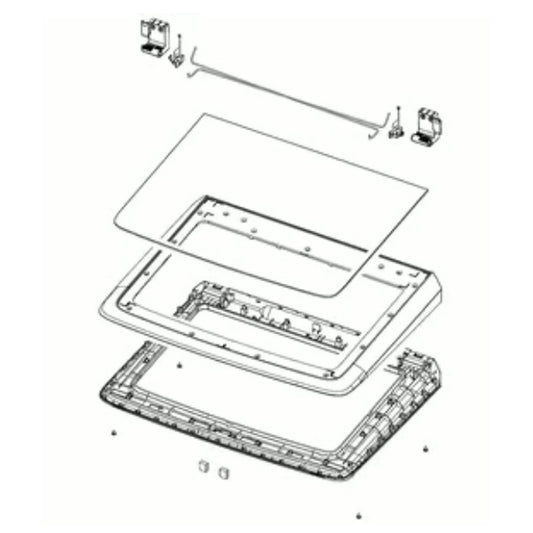 DC97-21510F ASSEMBLAGE COUVERCLE TC;WA7000R,WA54R
