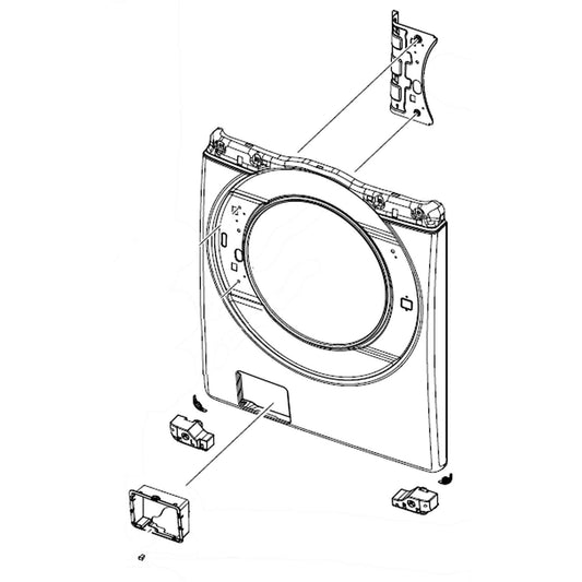 Samsung DC97-22196A Assembly Frame Front