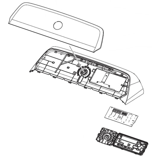 Panneau de commande d'assemblage Samsung DC97-22929E