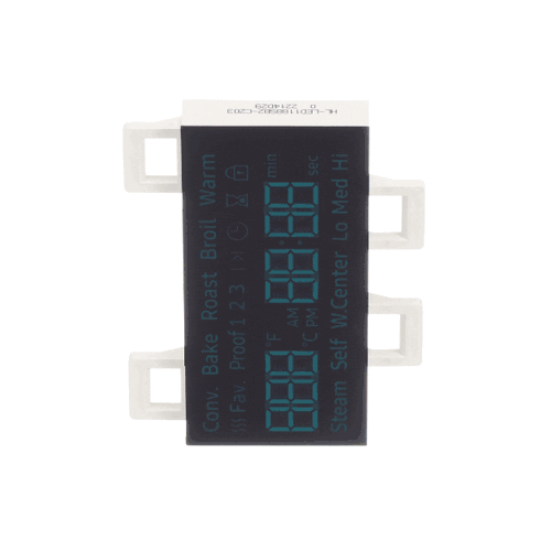 Carte d'affichage de la cuisinière Samsung NE59R6631SS/AA