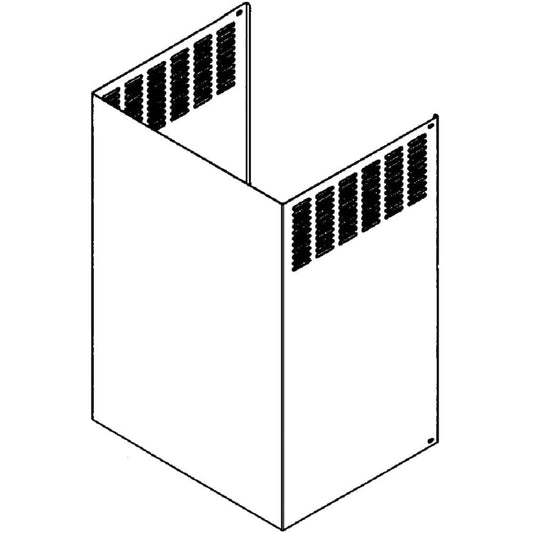 Couvercle de conduit de hotte de cuisinière Samsung DG81-02243A, supérieur