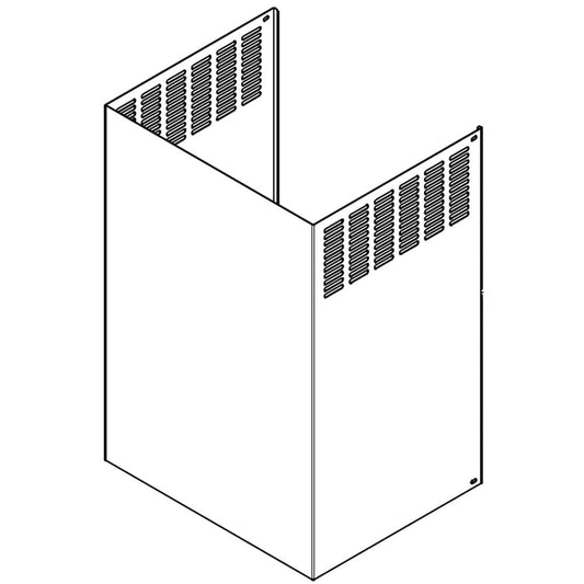 Couvercle de conduit de hotte de cuisinière Samsung DG81-02247A, supérieur