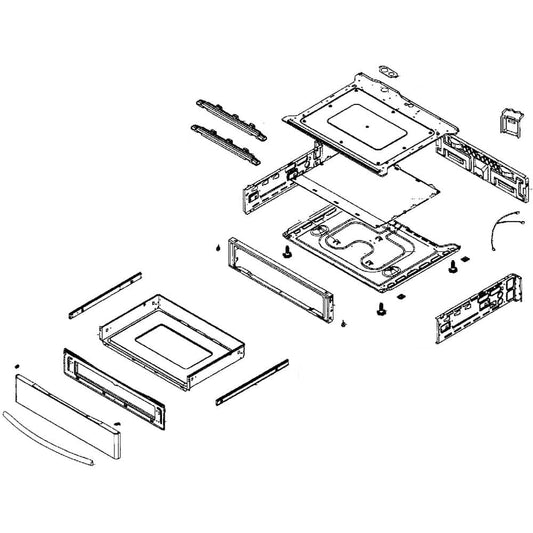 Tiroir Samsung DG90-00154G