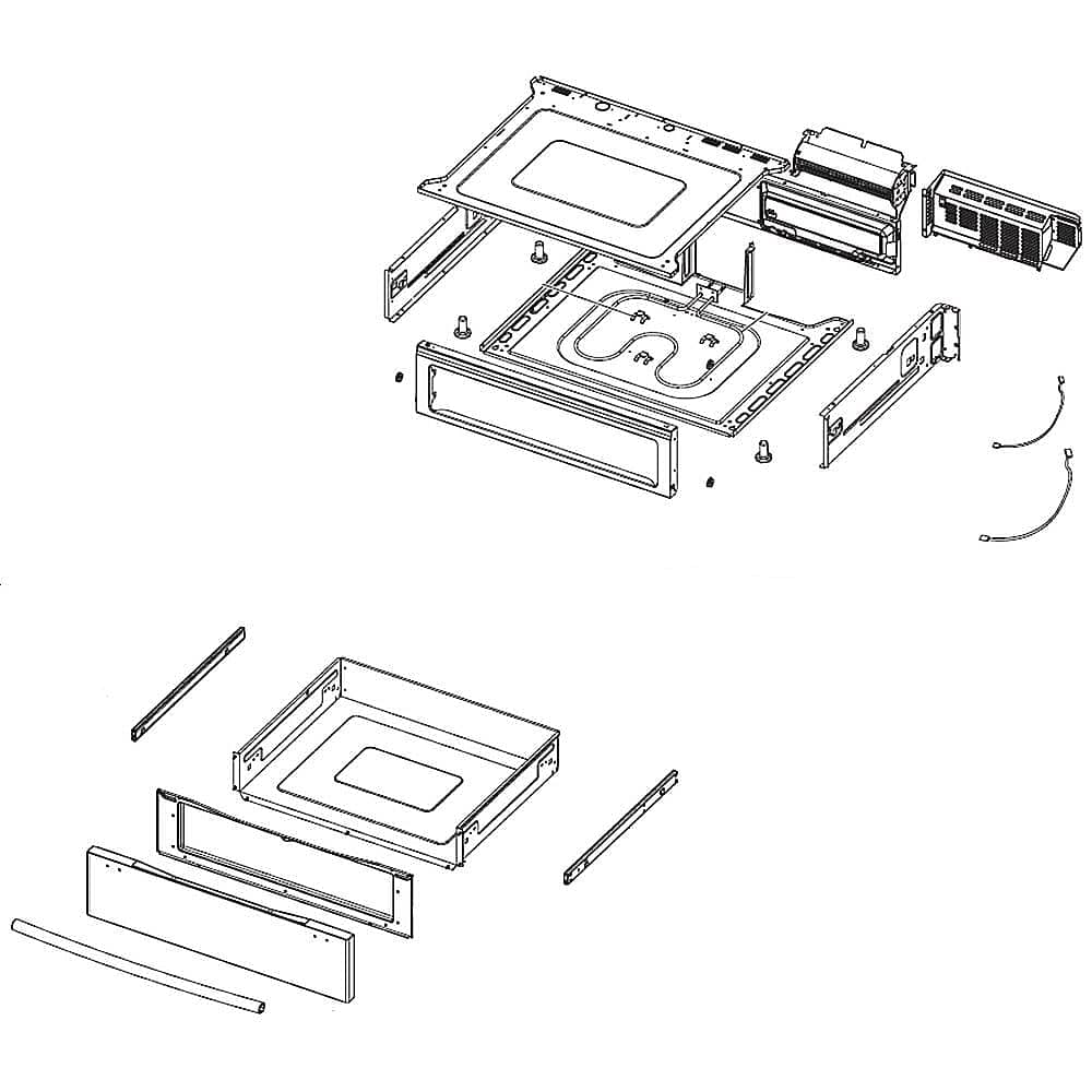 DG94-00277A ASSEMBLAGE DE TIROIR PRINCIPAL