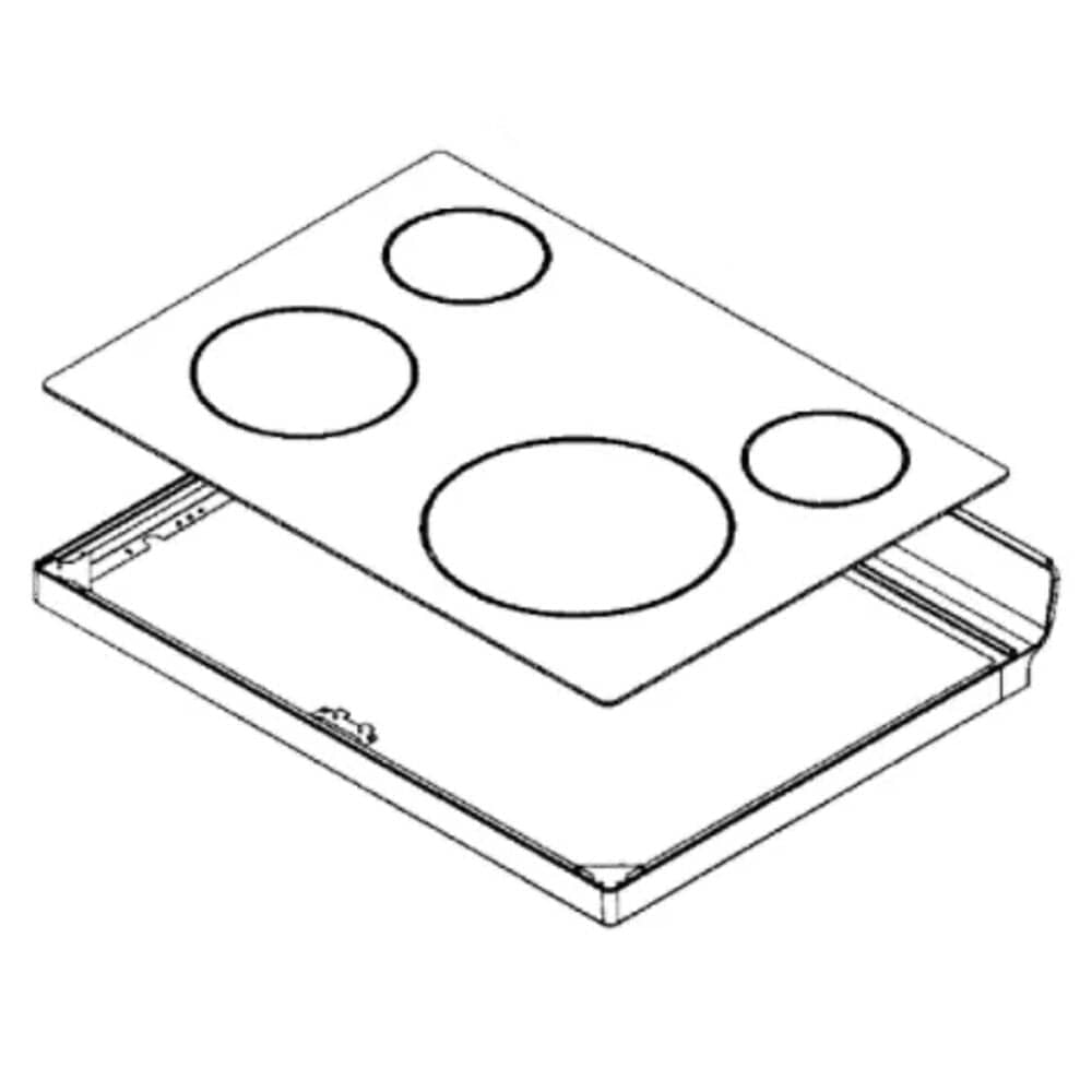 Samsung DG94-00735P Range Main Top