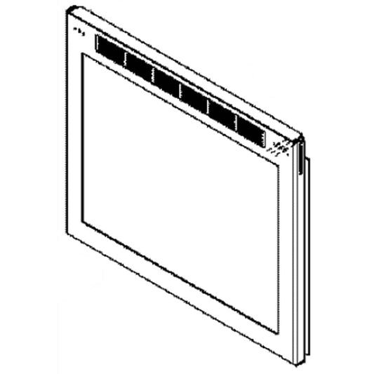 Panneau extérieur de la porte du four de la cuisinière Samsung DG94-01117A