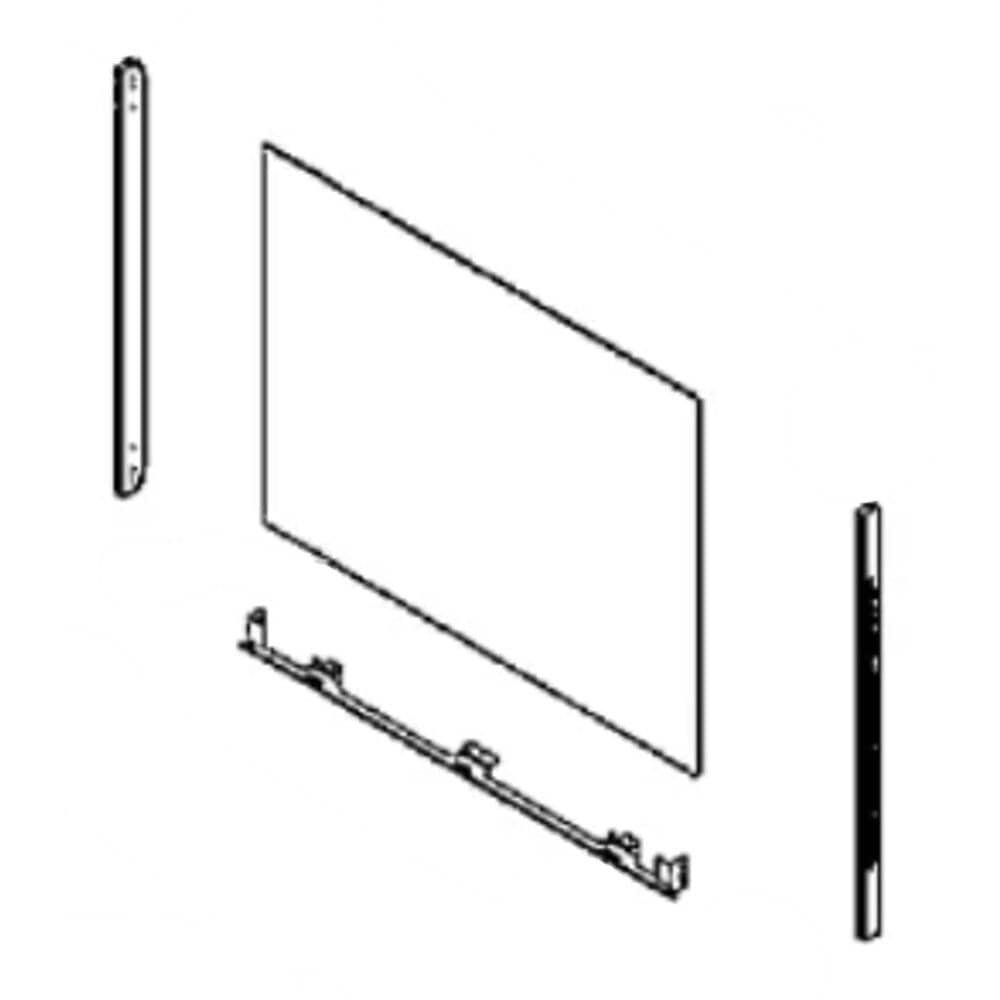 Panneau extérieur de porte de four Samsung DG94-01707A