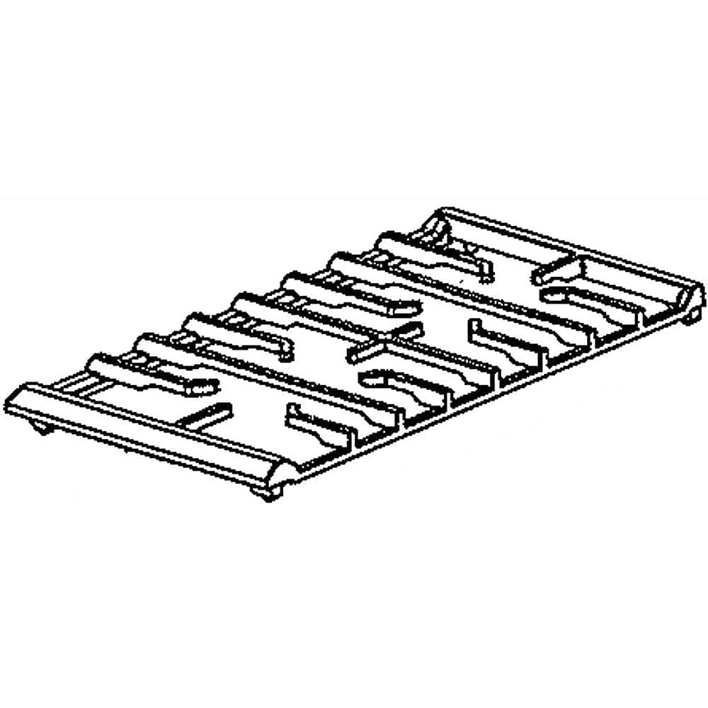 Grille de brûleur de surface de cuisinière Samsung DG94-02085A, gauche