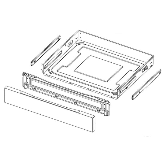 Ensemble de tiroirs de rangement pour cuisinière Samsung DG94-03617A