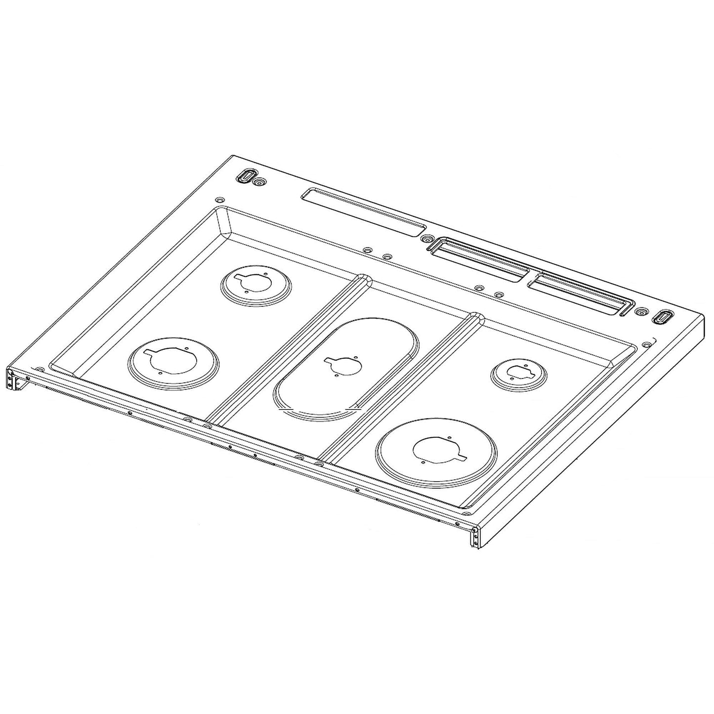 DG94-03627A Assy Cooktop Frame;Nx63T8***N