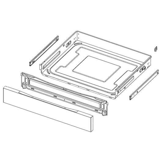 Ensemble de tiroirs de rangement pour cuisinière Samsung DG94-04105A