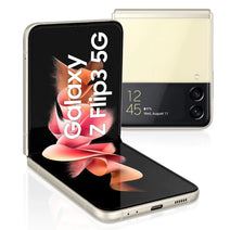 Samsung Galaxy Z Flip3 5G SM-F711U4BFXAA - Carrier Version, Cream, 128GB Storage, 10MP Selfie Camera