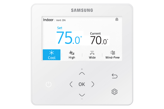 Contrôleur filaire avancé pour climatiseur Samsung MWRWG00UN