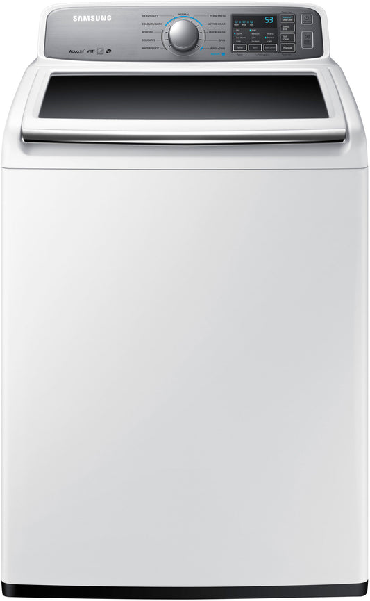 Laveuse à chargement par le haut Samsung WA48H7400AW/AA de 4,8 pi³ avec jet d'eau Aqua