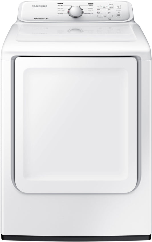 Sécheuse à gaz Samsung DV40J3000GW/A2 de 7,2 pi³ avec capteur d'humidité, blanche