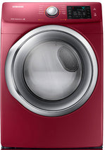 Sécheuse électrique à chargement frontal Samsung DV42H5400EF de 7,5 pi³ de couleur Merlot
