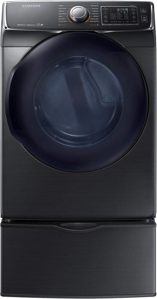 Sécheuse à gaz à chargement frontal Samsung DV50K7500GV/A3 de 7,5 pi³