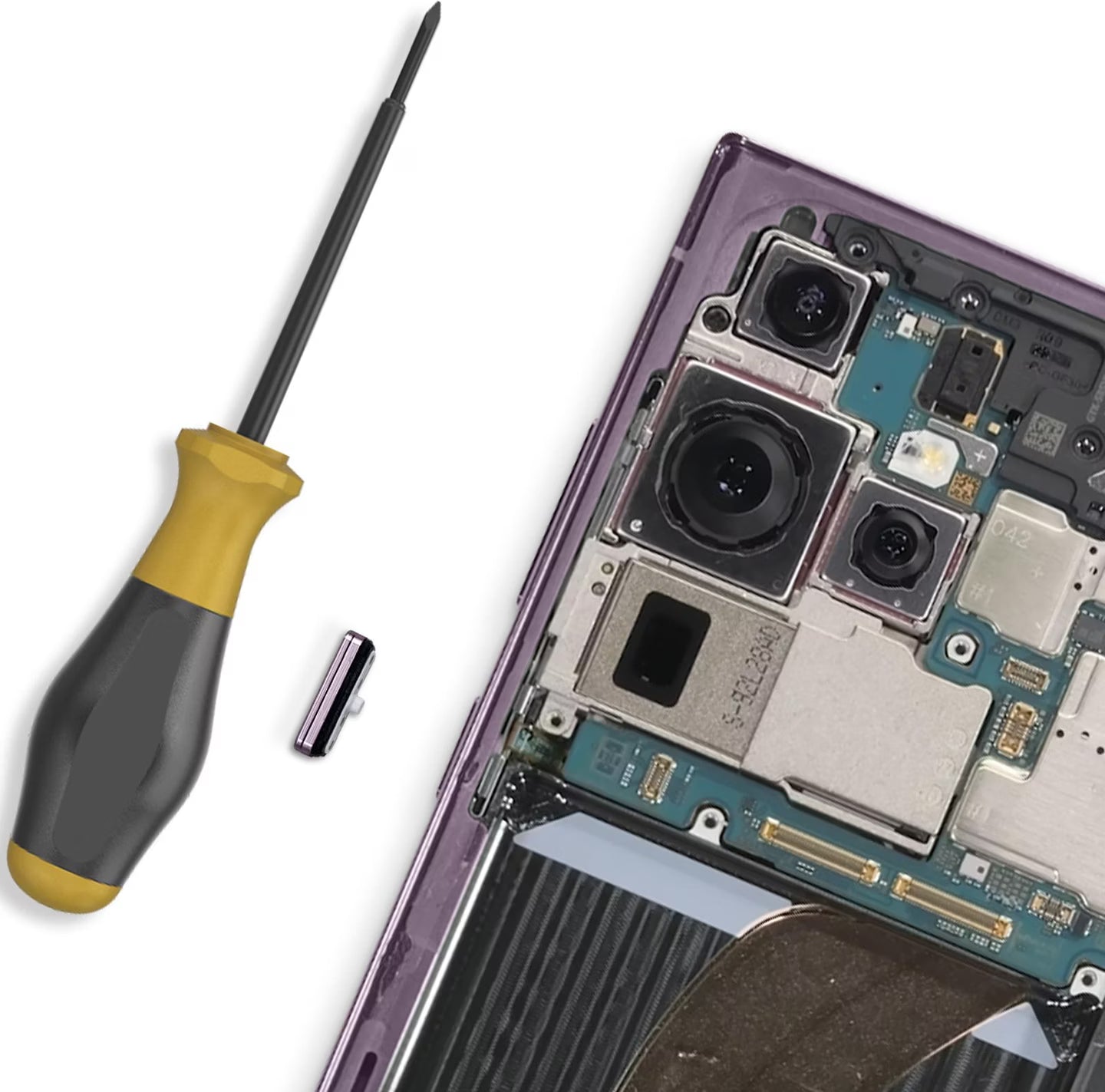 Samsung Mobile Galaxy Power Key / Button Assembly - GH98-48029D