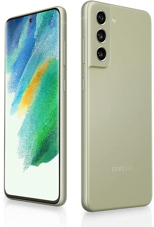 Samsung Galaxy S21 FE SM-G990UZAGGFI - Google Fi Exclusive, Olive Green, 128GB Storage, One UI 6.0