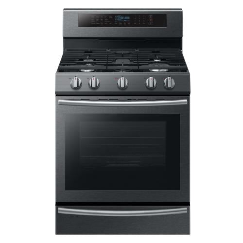 Cuisinière à gaz autonome Samsung NX58M6650WG/AA de 5,8 pi³ à convection véritable