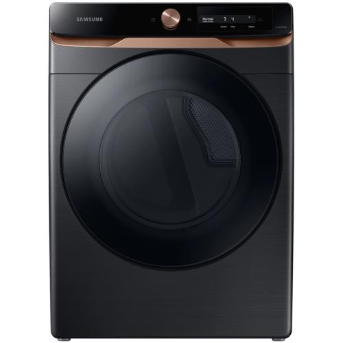 Sèche-linge électrique Samsung DVE46BG6500VA3 de 7,5 pi³, avec cadran intelligent et IA, séchage ultra-rapide et multicontrôle.