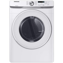 Sécheuse électrique Samsung DVE45T6020W/A3 de 7,5 pi³ à conduit long avec capteur de séchage, blanche