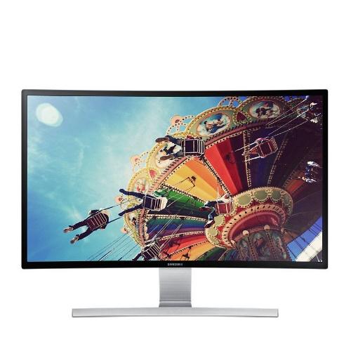 Moniteur LCD Samsung LS27D590CS/XA 27 pouces rétroéclairé par LED avec haut-parleurs, noir brillant
