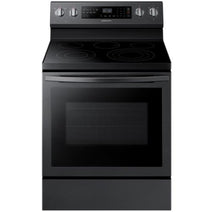 Cuisinière électrique autonome Samsung NE59R6631SG/AA de 5,9 pi³, en acier inoxydable noir